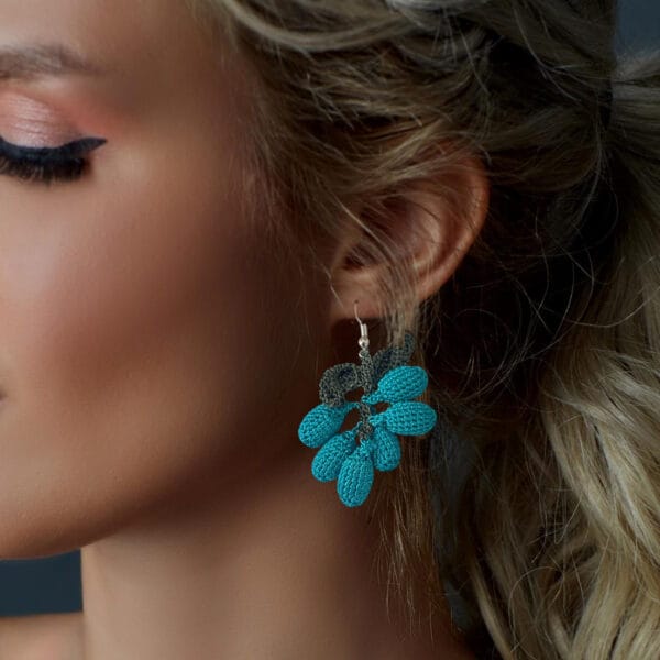 Micro Crochet Berry Earrings