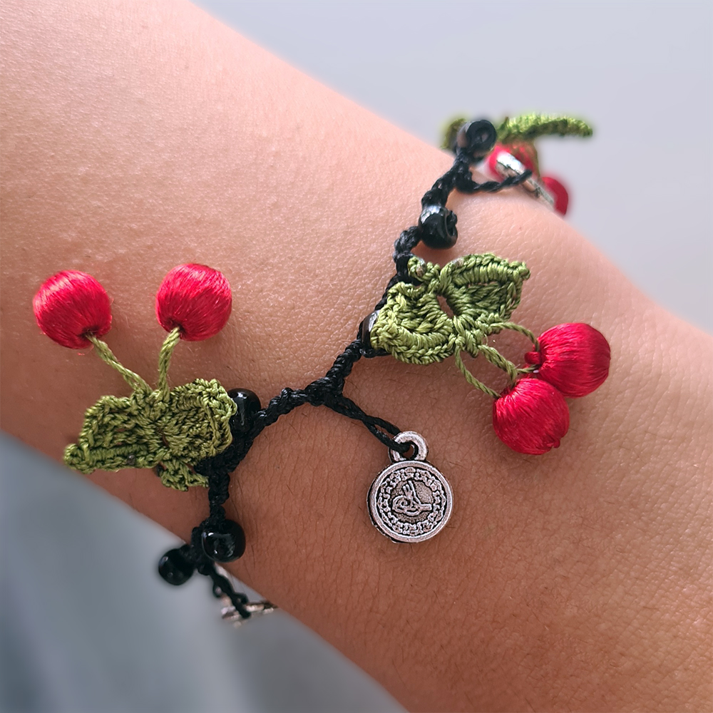 RHEA Bangle Bracelets and Cuffs : Buy RHEA Bead And Tassel Crochet Bracelet  Online|Nykaa Fashion