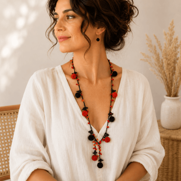 Beaded Micro Crochet Versatile Necklace