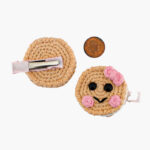 Floral Cotton Crochet Hair Clips