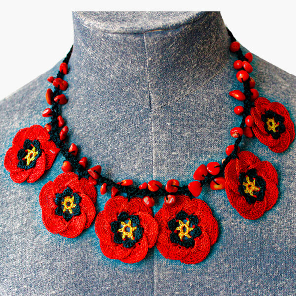 Beaded Versatile Crochet Necklace