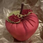 Vintage-Inspired Crochet Apple Pincushion & Ornament