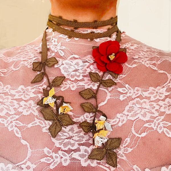Freestyle Needle Lace Necklace Freestyle Needle Lace Necklace