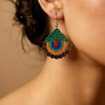 Green Earrings